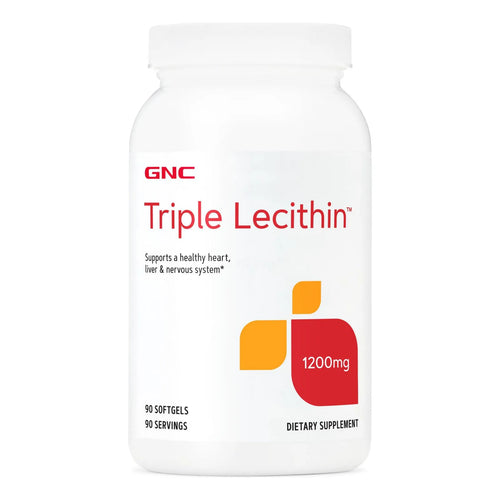 Triple Lecitina 1200 MG 90 Cápsulas Blandas Suplemento Cognitivo