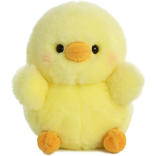 Aurora Peluche Hermoso Pollito Juguete Hipoalergenico Con Luces