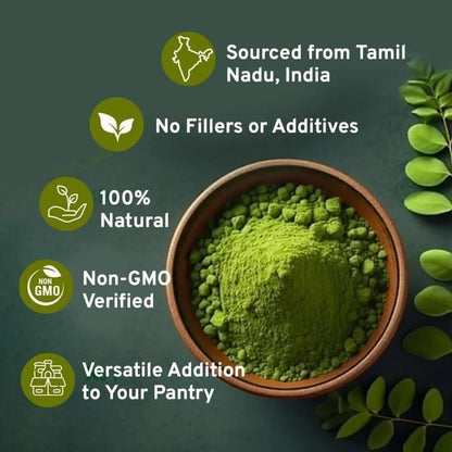 Polvo De Moringa Orgánico 250g Superalimento Nutritivo Energía Natural