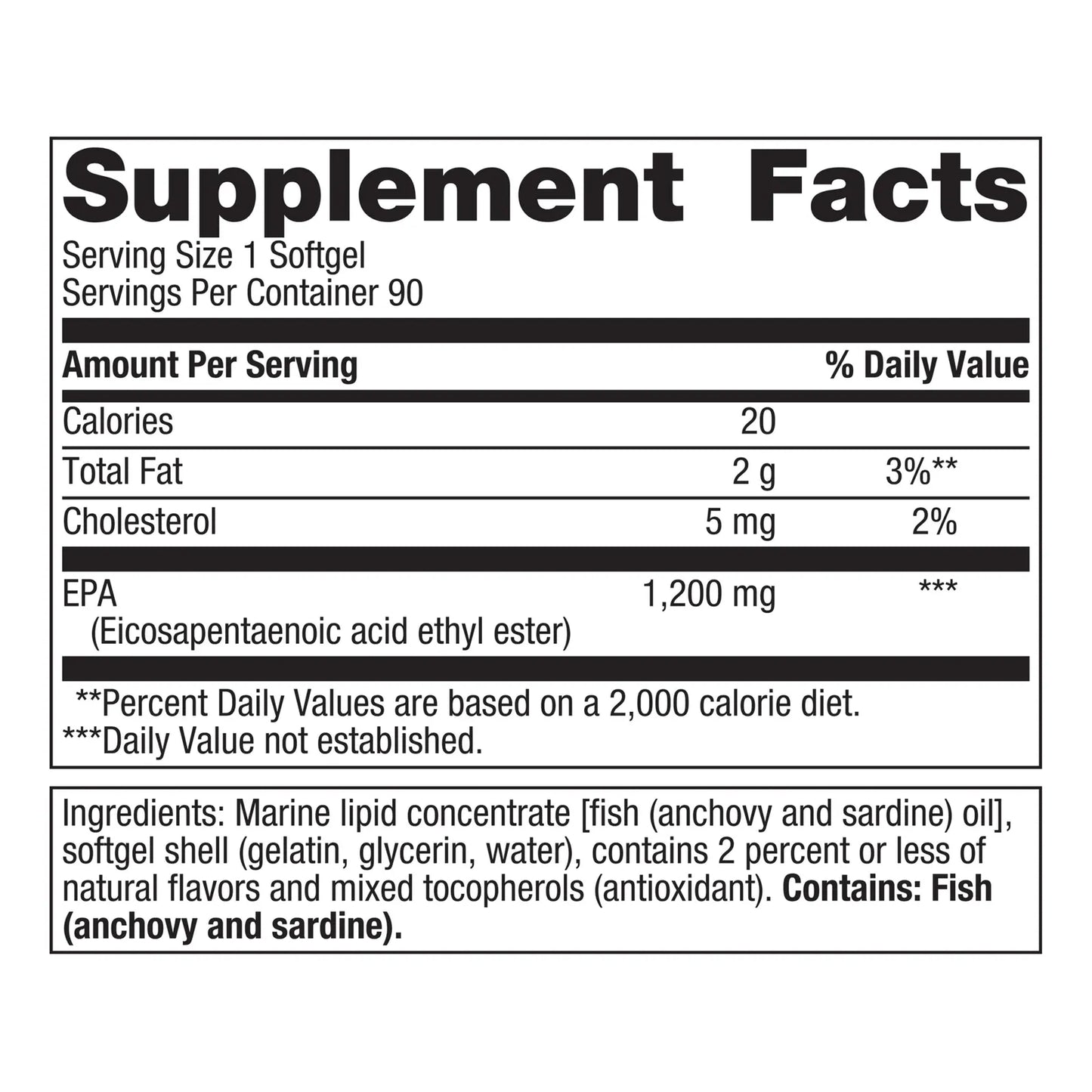 OmegaGenics Aceite De Pescado EPA 1200mg Suplemento Omega 3 Para Corazon Y Sistema Inmunologico