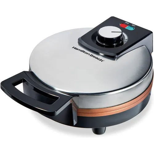 Maquina Para Hacer Gofres Belga Hamilton Beach Antiadherente Facil Limpieza