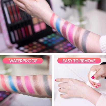 Kit De Maquillaje Hot Sugar Para Adolescentes 48 Sombras Estuche Reutilizable