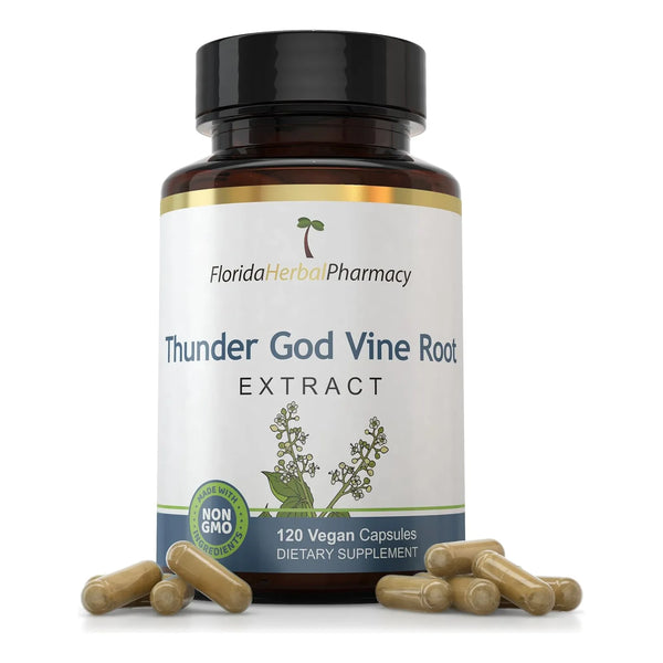 Extracto De Raiz Thunder God Vine 500 Mg 120 Capsulas Florida Herbal Pharmacy