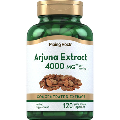 Cápsulas Arjuna 4000 Mg 120 Unidades Extracto Concentrado Suplemento Natural