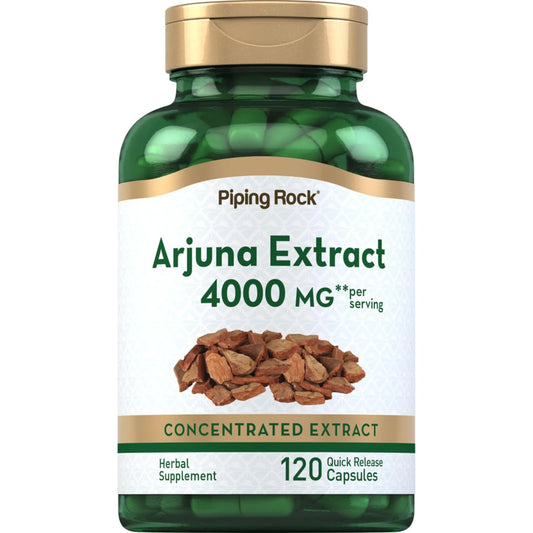 Cápsulas Arjuna 4000 Mg 120 Unidades Extracto Concentrado Suplemento Natural
