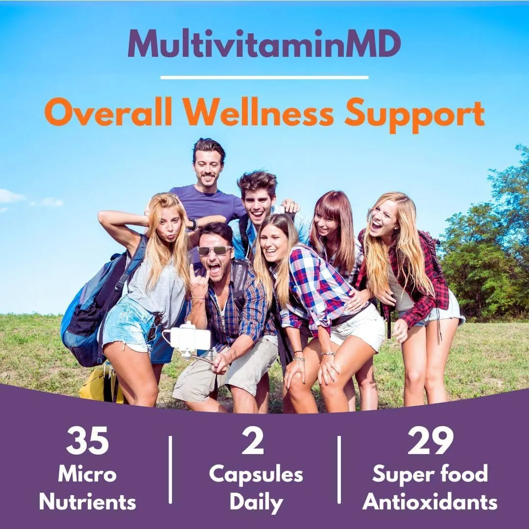 Multivitamina Premium Con Minerales Antioxidantes Y Superalimentos 60 Cápsulas