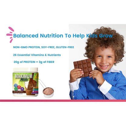 Maximum Kids Mezcla Orgánica Completa Para Niños Con 26 Vitaminas Y Minerales