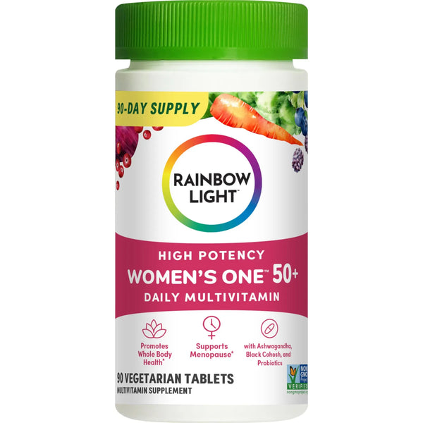 Multivitaminico Rainbow Light One 50 Mujeres 50 Plus Con Probioticos Vitamina C D Zinc