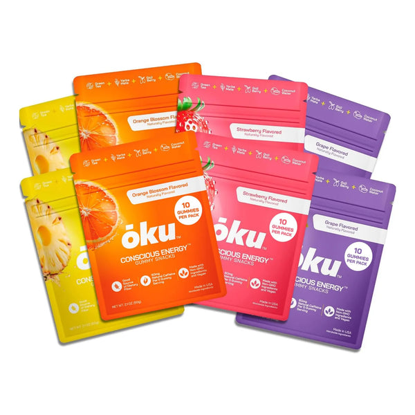 Energizantes Masticables Variados 8 Unidades Cafeína Natural Energía Instantánea