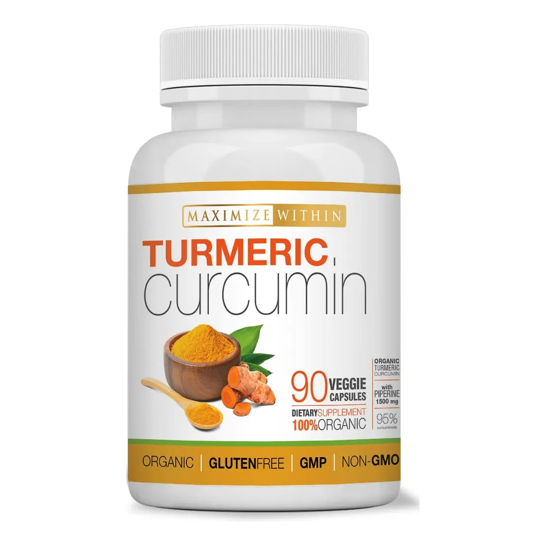 Curcumina De Cúrcuma Con Piperina 1500 Mg 90 Tabletas Energía Natural