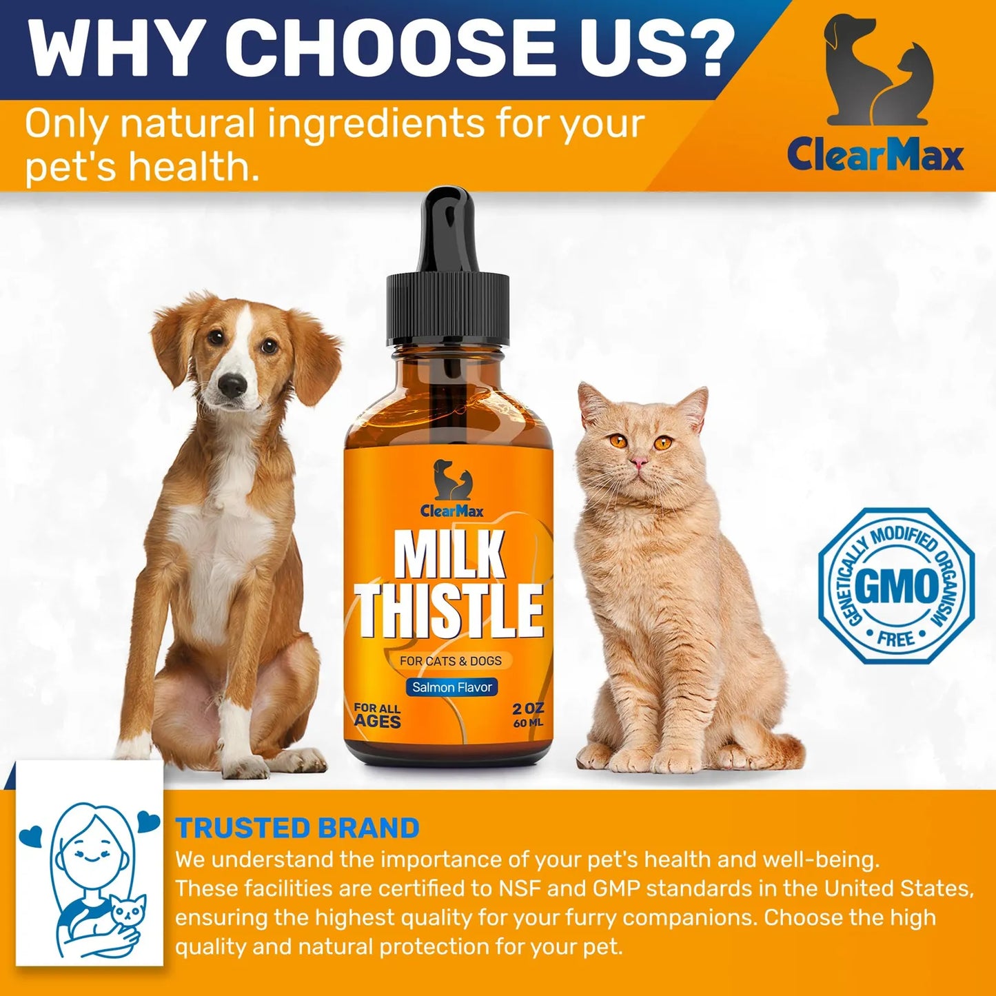 Cardo Mariano Liquido 60 Ml Soporte Hepatico Renal Para Perros