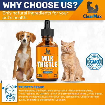 Cardo Mariano Liquido 60 Ml Soporte Hepatico Renal Para Perros
