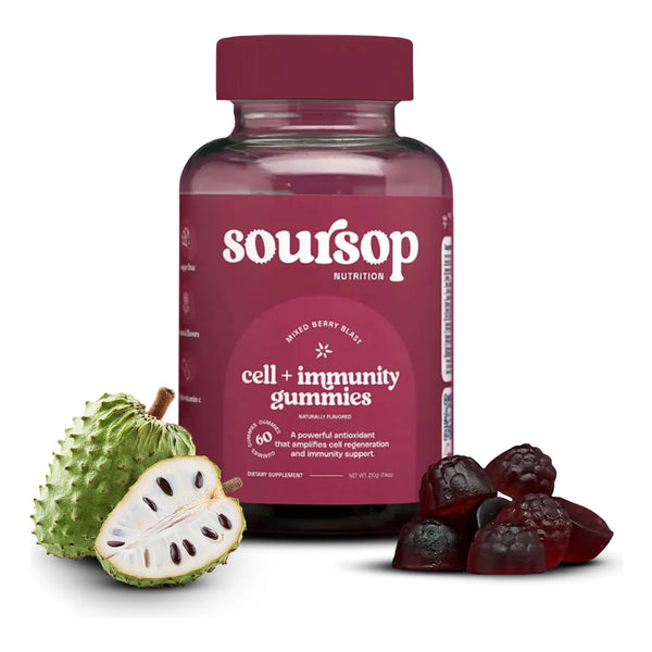 Gomitas De Apoyo Inmunitario Con Hojas De Guanábana Y Antioxidantes