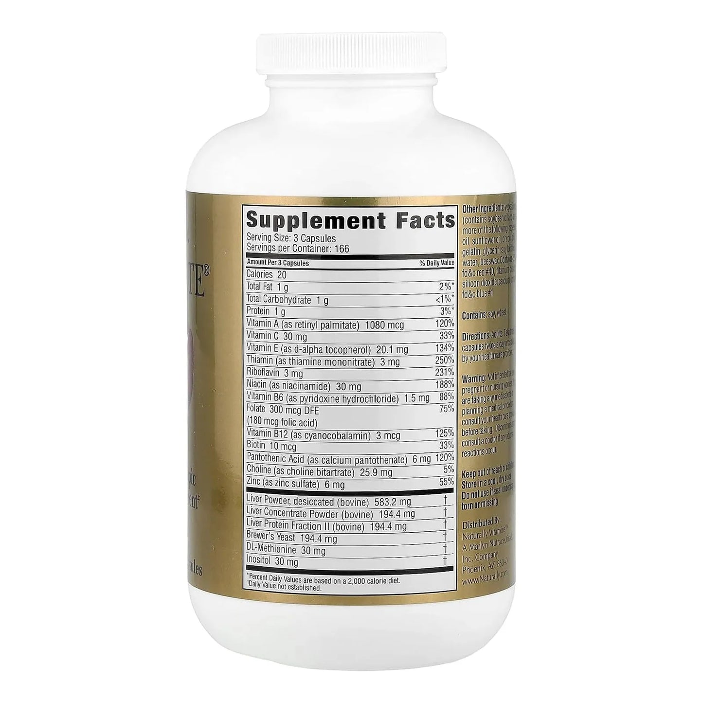 Tabletas Hep Forte 500 Frasco Soporte Hepatico Vitaminas Aminoacidos