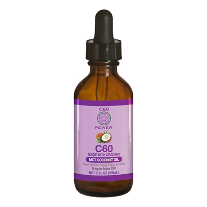 Aceite De Coco Orgánico Mct Con Fullerenos De Carbono 99.9 Energía Y Antienvejecimiento