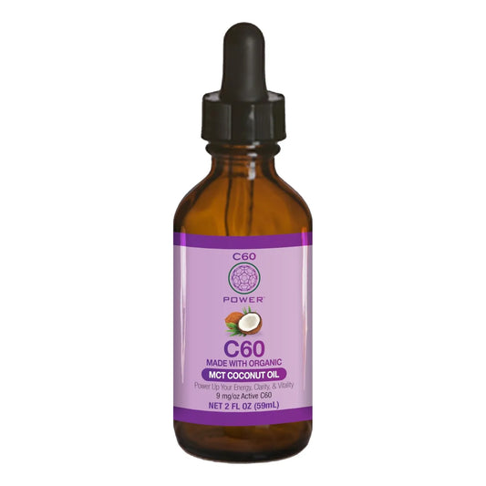 Aceite De Coco Orgánico Mct Con Fullerenos De Carbono 99.9 Energía Y Antienvejecimiento