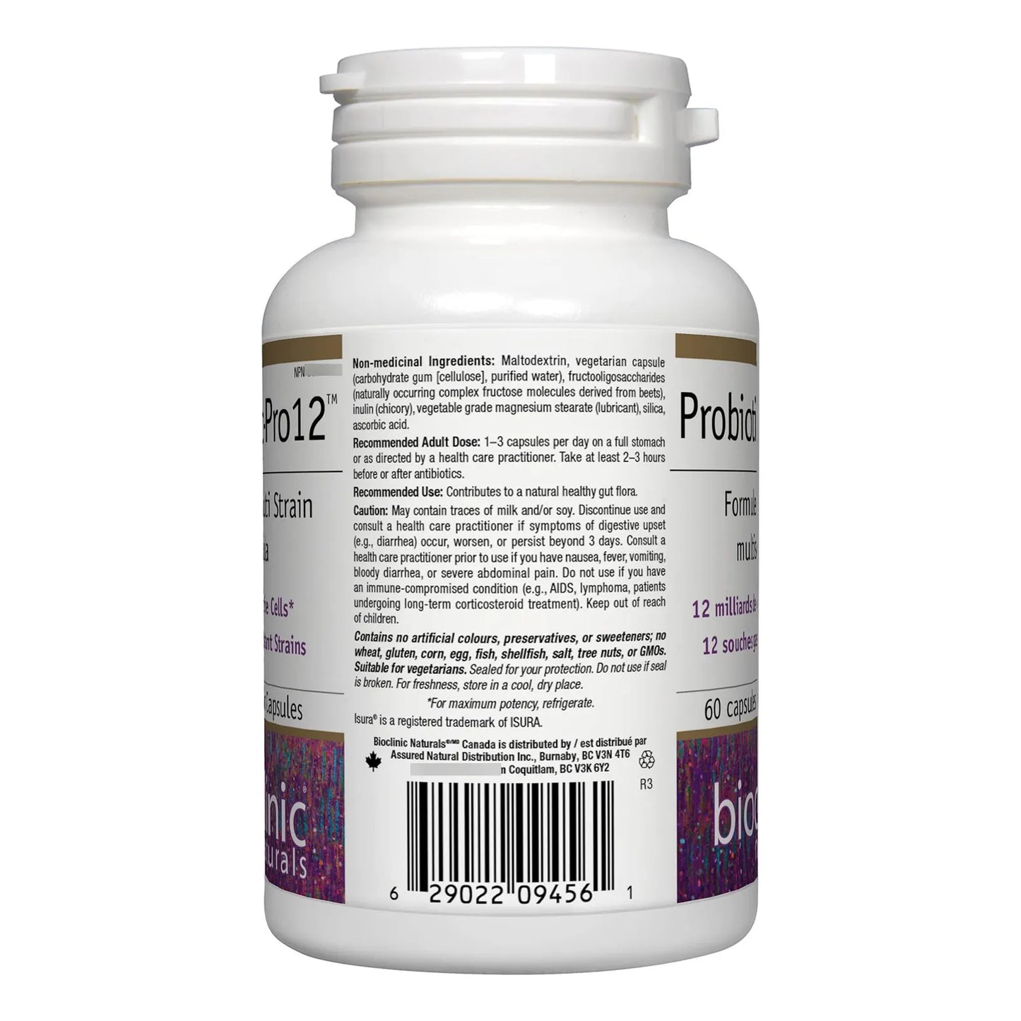 Probióticos Pro 12 60 Cápsulas Vegetales Refuerza Tu Flora Intestinal Y Defensas