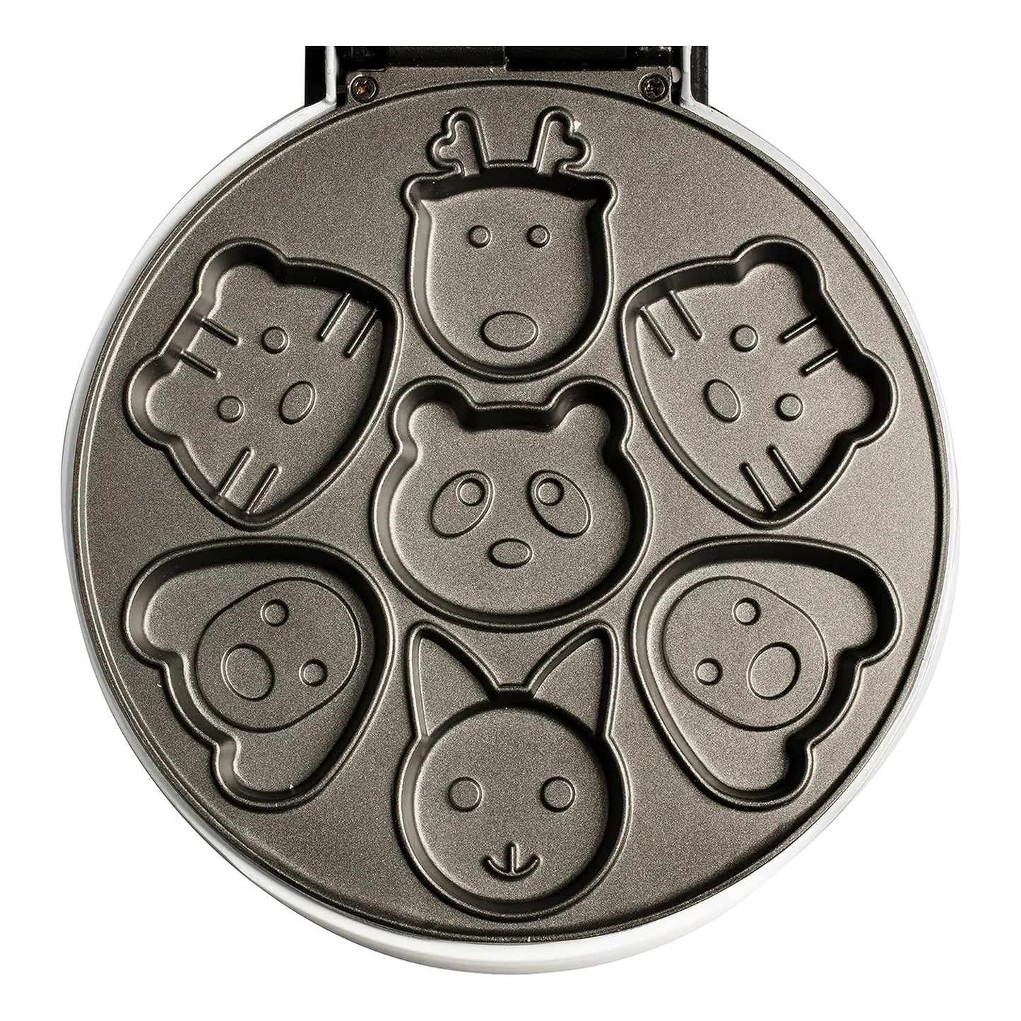 Wafflera Electrica Mini Panqueques Animales 7 Figuras Antiadherente CucinaPro