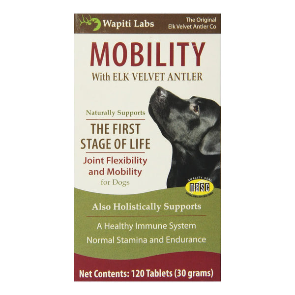 Tableta Movilidad Canina 120 Unidades Articulaciones Perros Adultos