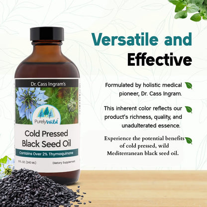 Aceite De Semilla Negra 100 Prensado En Frio Apoyo Inmune Y Salud