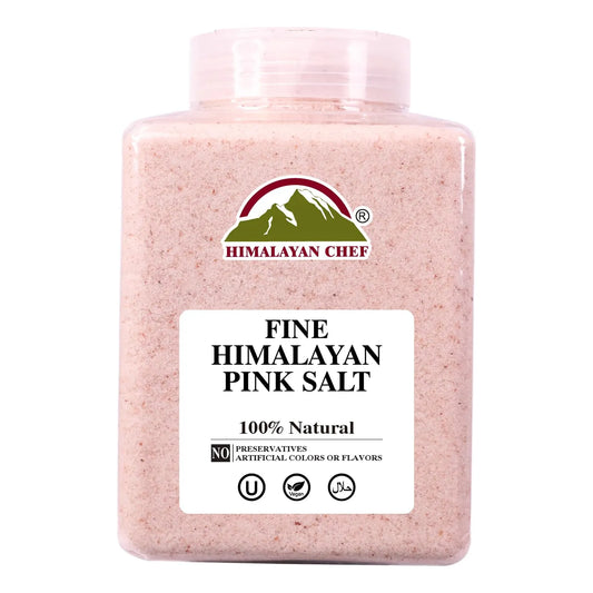 Pimienta Negra Himalaya Y Sal Rosa Grano Fino 5 Lbs Sabores Intensos Y Puros