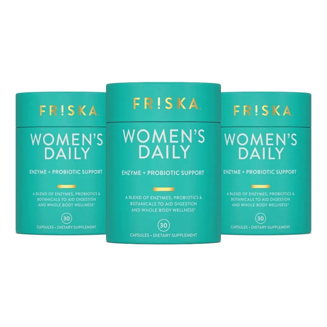 Enzimas Digestivas Y Probióticos Para Mujer Apoyo Digestivo Friska