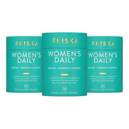 Enzimas Digestivas Y Probióticos Para Mujer Apoyo Digestivo Friska