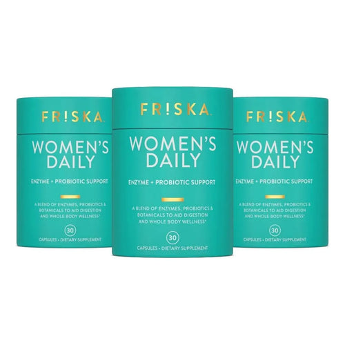 Enzimas Digestivas Y Probióticos Para Mujer Apoyo Digestivo Friska