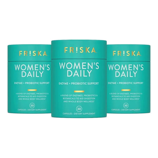 Enzimas Digestivas Y Probióticos Para Mujer Apoyo Digestivo Friska