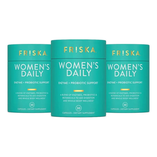 Enzimas Digestivas Y Probióticos Para Mujer Apoyo Digestivo Friska