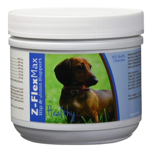 Masticables Suaves Para Cadera Y Articulaciones Dachshund Z Flex Max 50 Unidades