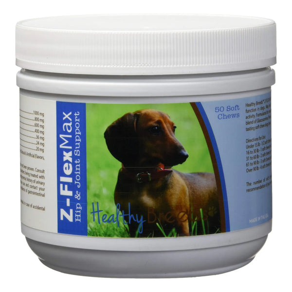 Masticables Suaves Para Cadera Y Articulaciones Dachshund Z Flex Max 50 Unidades