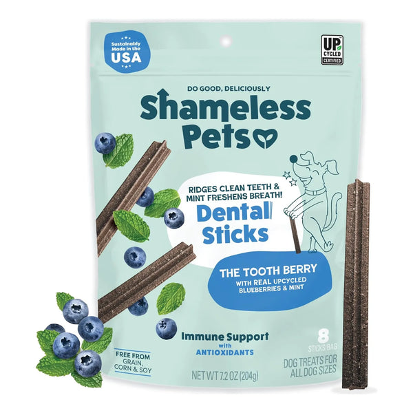Golosinas Dentales The Tooth Berry Para Perros Limpieza Dental Y Aliento Fresco