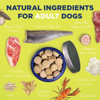 Suplemento Multifuncional Para Perros Con Enzimas Digestivas Glucosamina Y Vitaminas