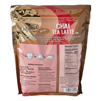 Mezcla De Bebidas East India Chai 1360 Gramos DaVinci Gourmet Sabor Auténtico Y Fácil Preparación