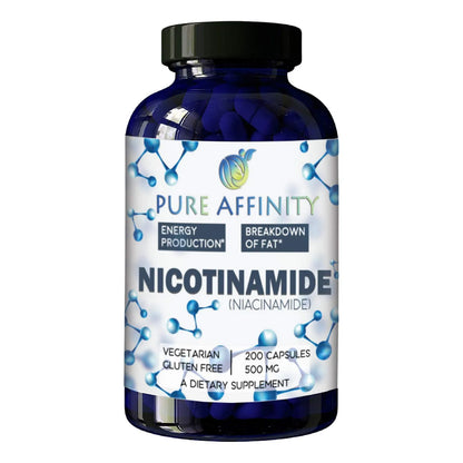 Nicotinamida B3 500 Mg Energía Regeneración Celular Y Soporte Cognitivo