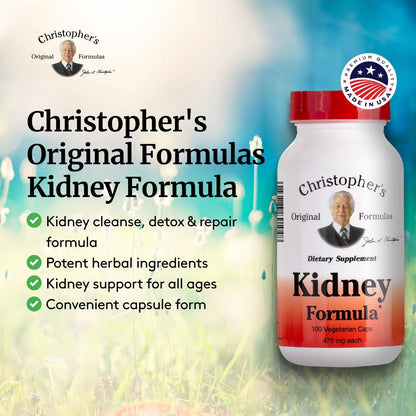 Capsulas Dr Christopher Renal 100 Unidades Paquete De 3 Importado Eeuu