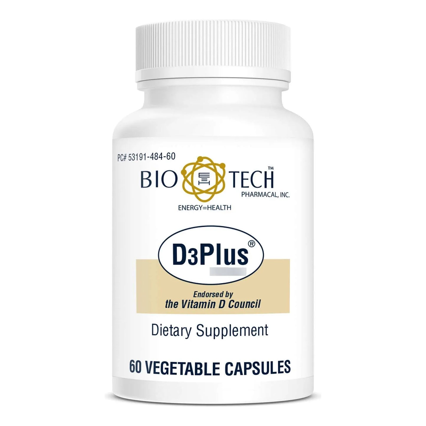 Vitamina D3 Plus 60 Cápsulas 1000 Ui Salud Ósea E Inmunológica
