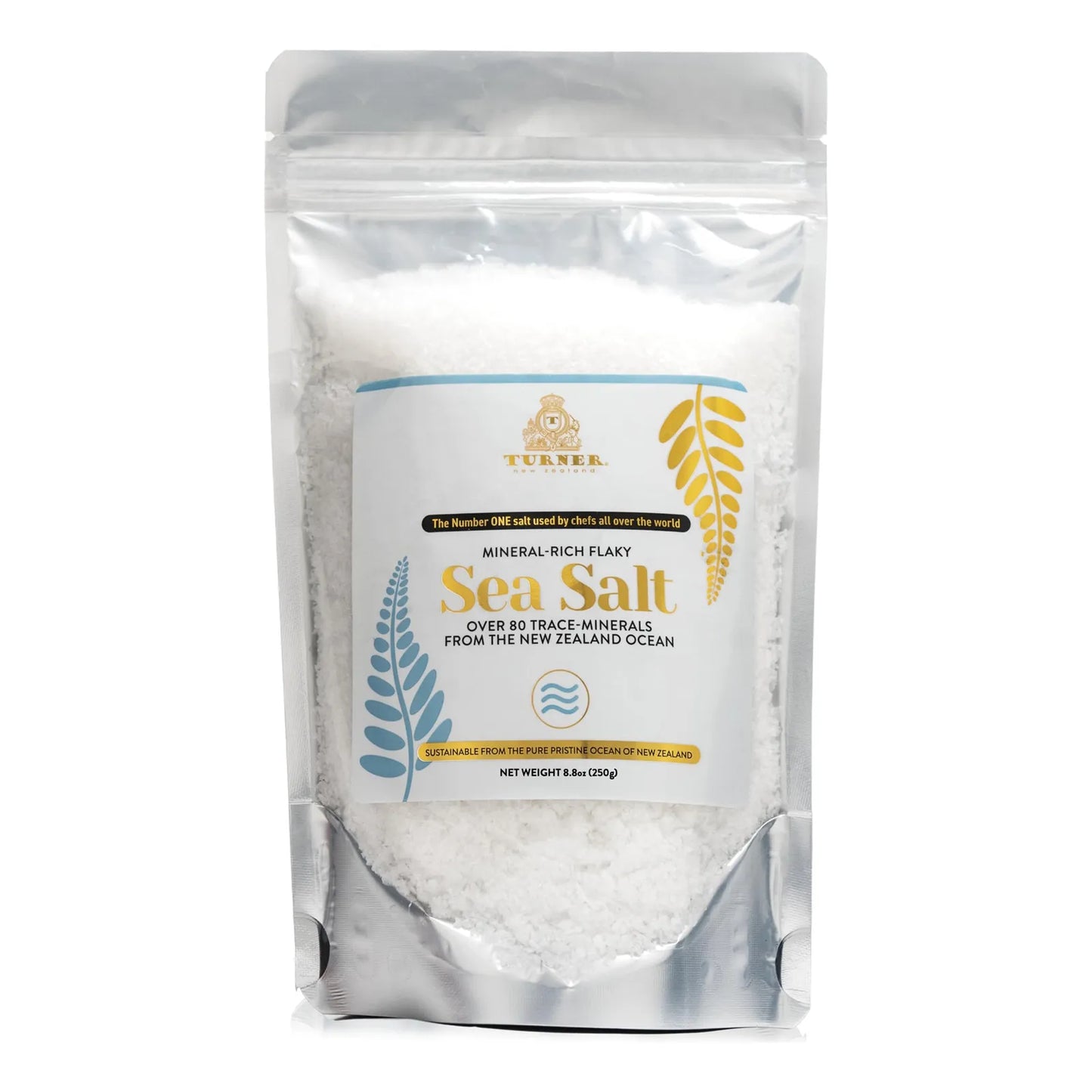 Sal Marina Escamosa Premium De Nueva Zelanda 250g 84 Minerales Natural