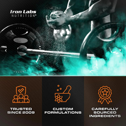 Iron Labs ZM6 Suplemento De Zinc Y Magnesio 180 Cápsulas Vegetarianas Alto Rendimiento