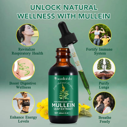 Gotas De Gordolobo Extracto Natural 120ml Limpieza Pulmonar Y Soporte Respiratorio