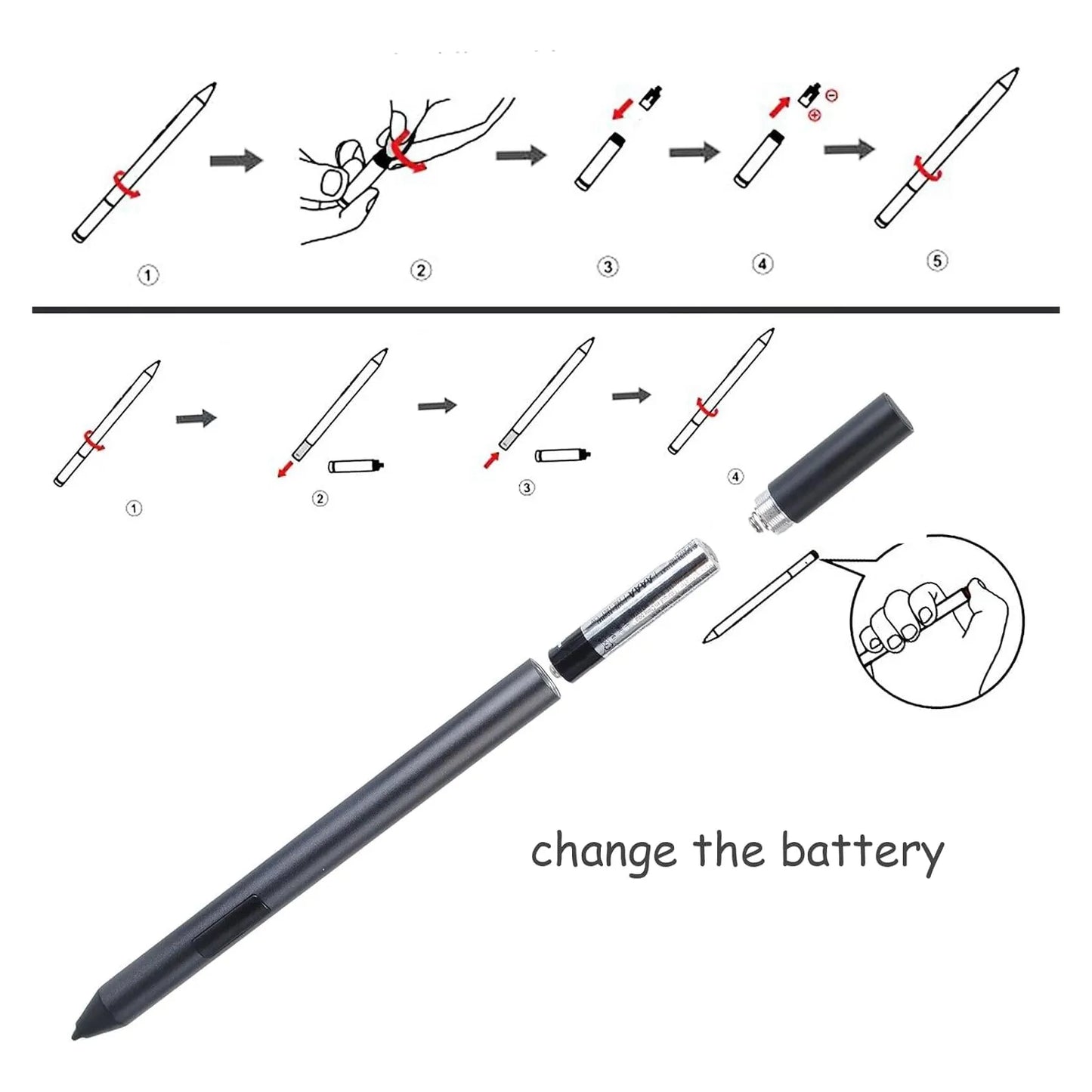 Lápiz Bluetooth Activo Para Dell Latitude Y Xps Compatible Con Varios Modelos