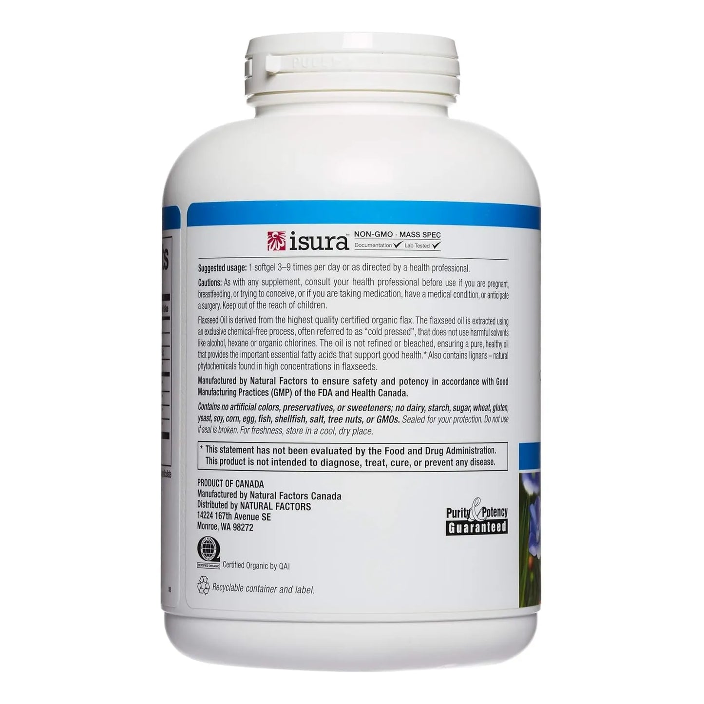 Aceite De Linaza Omega 3 6 9 360 Capsulas Blandas Salud General