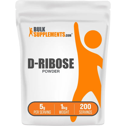 D Ribosa En Polvo 5000 Mg Apoyo Energético Sin Sabor Ni Gluten 1 Kg