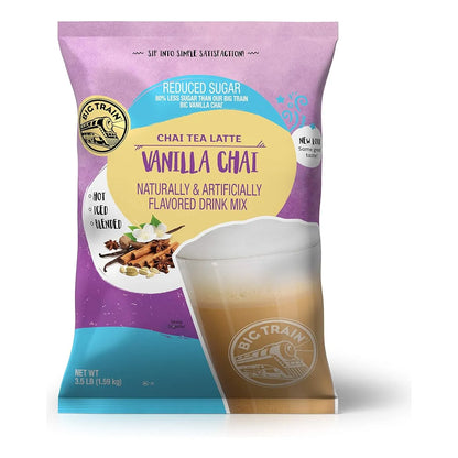 Té Chai Latte Big Train Vainilla 3.5 Lb Mezcla Cremosa Para Bebida Caliente O Fría