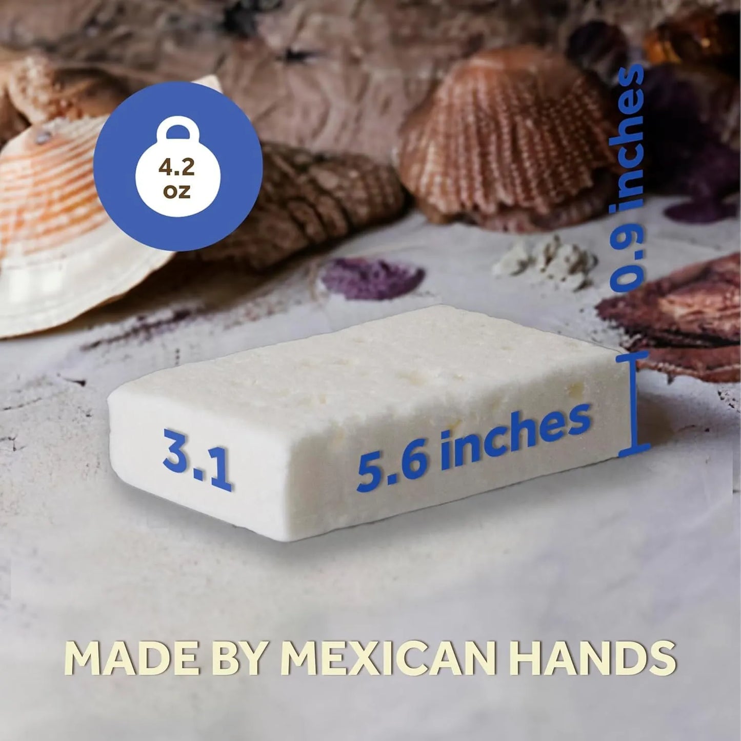 Esponja Jabon Madreperla Limpiador Ducha Revitalizante Piel Suave
