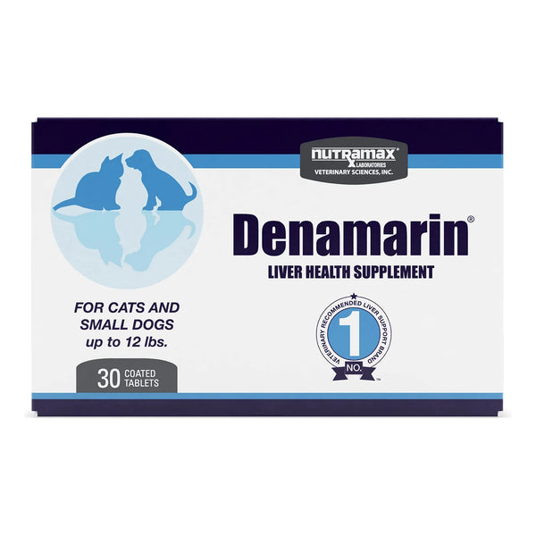 Tabletas Denamarina Para Gatos Y Perros Salud Hepática 30 Unidades Nutramax