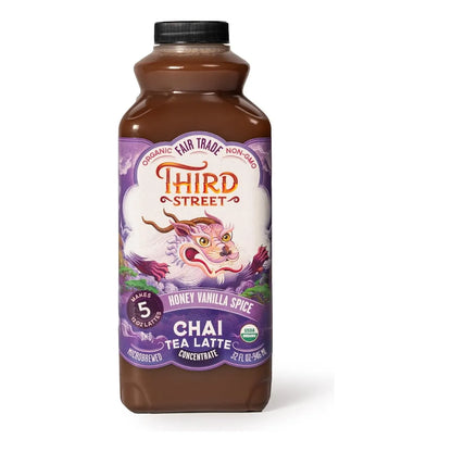 Concentrado De Chai Especias Vainilla Miel Orgánico 32 Onzas Líquidas