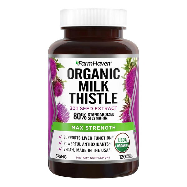 Cardo Mariano 11250 Mg 301 Extracto Hepatico 80 Silimarina 120 Caps FarmHaven
