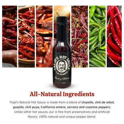 Salsa Picante Natural Trejos Tacos Mezcla Pimientos Fuego Medio Cero Calorias Sin Gluten